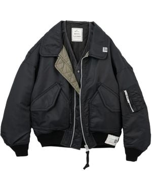Maison Mihara Yasuhiro Chaqueta De Chándal Con Capa Desplazada - Negro