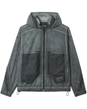FIVE CM Chaqueta Con Capucha Y Paneles - Gris