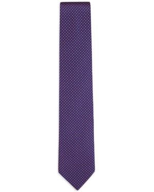 Eton Patterned Tie - Purple