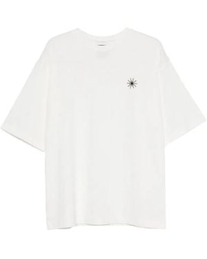 HTC Studded-Embellishment T-Shirt - White
