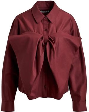 Essentiel Antwerp Chemise À Détail De Nœud Ibow - Rouge