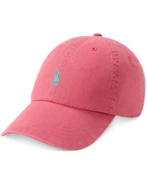 Polo Ralph Lauren Embroidered Cotton Baseball Cap - Pink