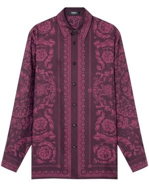 Versace Barocco Shirt - Purple