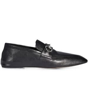 Gucci Ragazzo Horsebit Leather Loafers - White