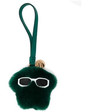 Versace Medusa Bag Charm - Green