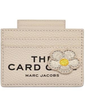 Marc Jacobs The Camp Card Case Patchwork Leather Card Holder - Natural