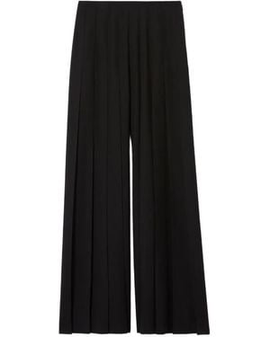 Claudie Pierlot Palazzo Plooibroek - Zwart