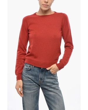 Malo Crew-Neck Long-Sleeve Sweater - Red