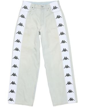 Acne Studios X Kappa ストレートジーンズ - ホワイト