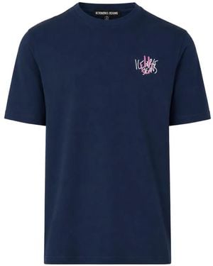 Iceberg T-Shirt À Imprimé Graphique - Blue