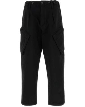 C.P. Company Cargo Pocket Cotton Trousers - Black