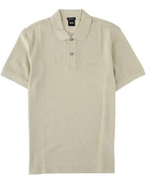 BOSS Pallas Cotton Polo Shirt - White