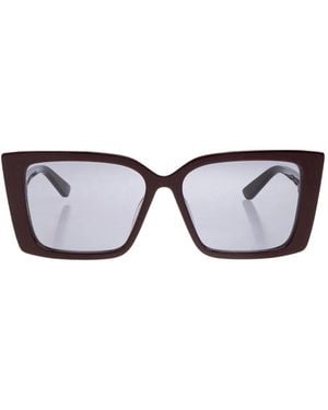 McQueen Gafas De Sol Con Montura Cuadrada - Gris