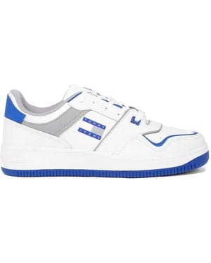 Tommy Hilfiger Panelled Logo-Patch Sneakers - White