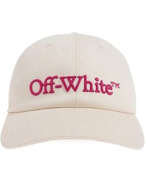 Off-White c/o Virgil Abloh Logo-Embroidered Baseball Hat - Pink