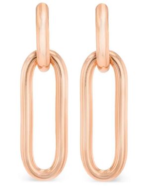 Pragnell 18Kt Rose Havana Drop Earrings - White