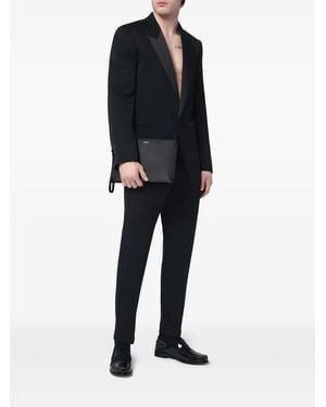 Saint Laurent Leather Ipad Case - Black