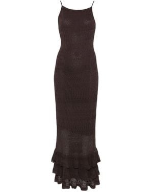 STAUD Gerüschtes Bliss Kleid - Lila