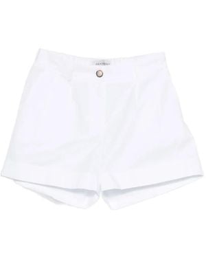 ERMANNO FIRENZE Pleated Shorts - White