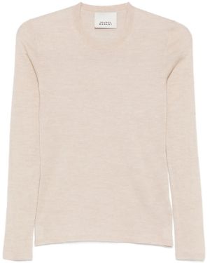 Isabel Marant Ilona Crew Neck Pullover - Natural