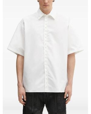 Ambush Pearl-Buttons Short-Sleeve Shirt - White