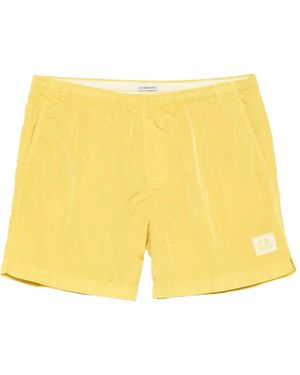 C.P. Company Eco-Chrome R Swim Shorts - Yellow