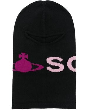 Vivienne Westwood Initial Balaclava - Black