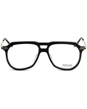 Matsuda Gafas Con Montura Browline - Marrón