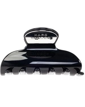 Marc Jacobs Logo-Engraved Hair Clip - Black