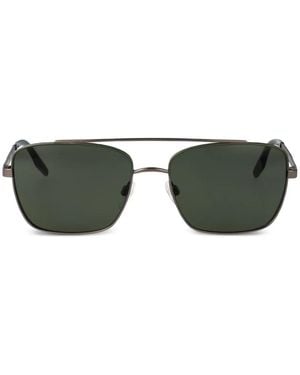 Converse Foxing Ii Rectangle-Frame Sunglasses - Green