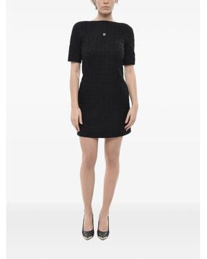 Givenchy Short-Sleeve Mini Dress - Black