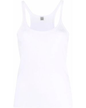 TOTEME Top Con Scollo Ampio - Bianco