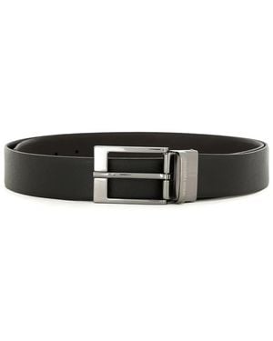 ARMANI EXCHANGE Leren Riem - Zwart