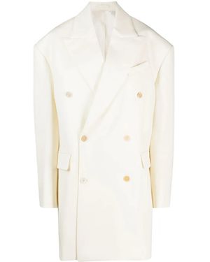 Wardrobe NYC Cappotto Doppiopetto - Bianco