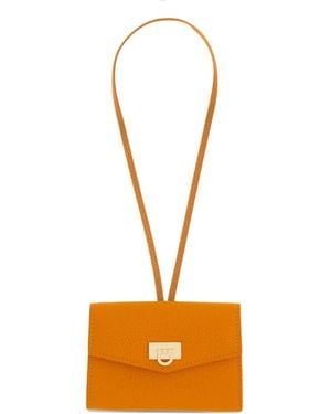 Ferragamo ガンチーニ カードケース - オレンジ