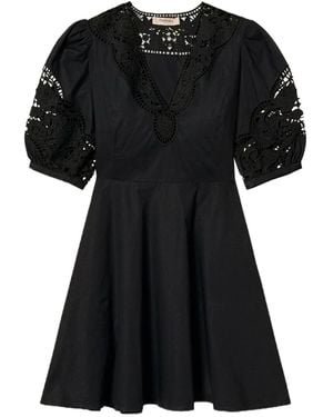 Twinset Lace Detailing Mini Dress - Black