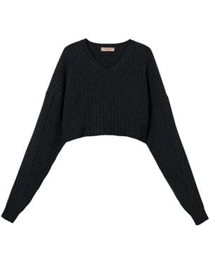 Twinset Cropped Jumper - Black