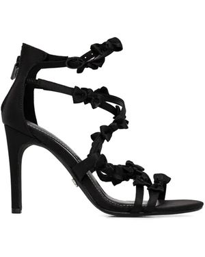 Buffalo Miranda Lb Bow-Embellishment Sandals - Black