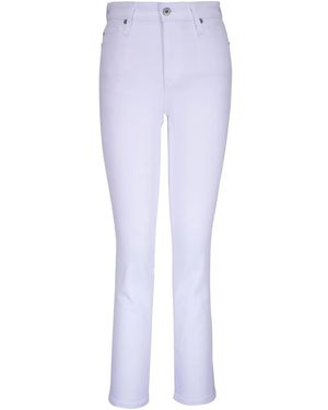 AG Jeans Stretch-Cotton Jeans - White