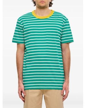Howlin' Striped-Print Crew-Neck T-Shirt - Green