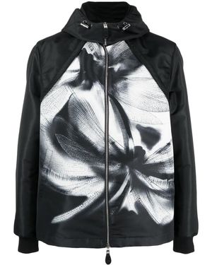 McQueen Dragonfly Shadow ボンバージャケット - ブラック