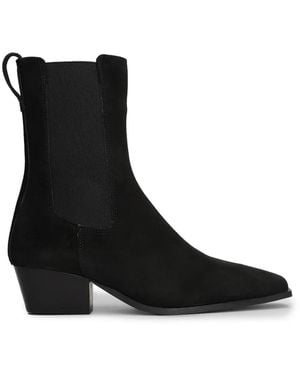 Bibi Lou Pointed-Toe Chelsea Boots - Black