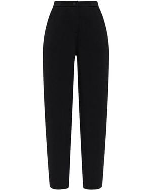 Emporio Armani High-Waist Joggers - Black