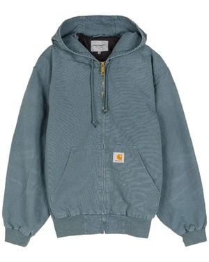 Carhartt Hooded Zip Jacket - Blue