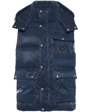 Philipp Plein Down Gilet - Blue