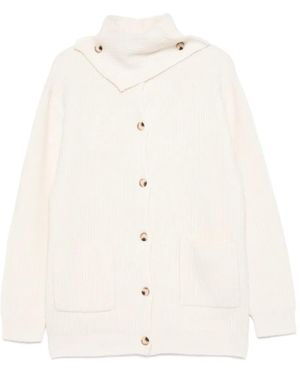 Viktoria Chan Cardigan Mit Tasche - Weiß