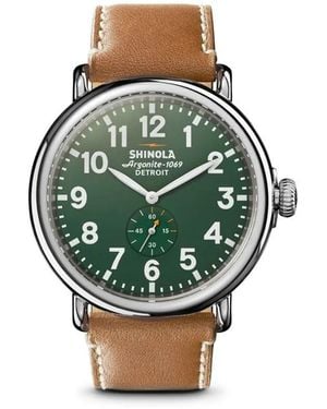 Shinola Orologio Runwell 47Mm - Verde