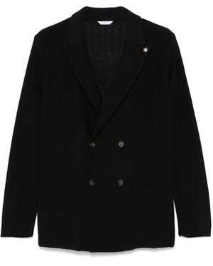 Manuel Ritz Blazer Testurizzato - Nero