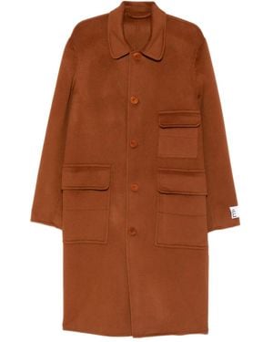 Etudes Studio Button-Up Wool Coat - Brown