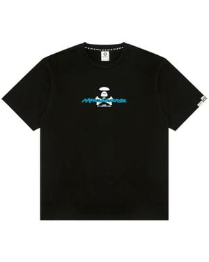 Aape By A Bathing Ape Printed T-shirt - Schwarz